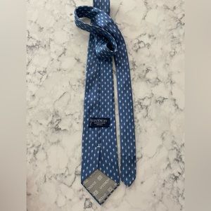 Blue Givenchy men’s silk tie